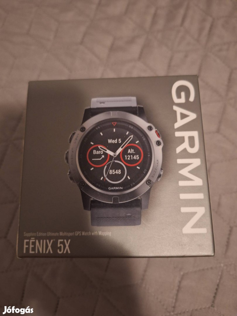 Eladó Garmin Fenix 5x Sapphire okosóra