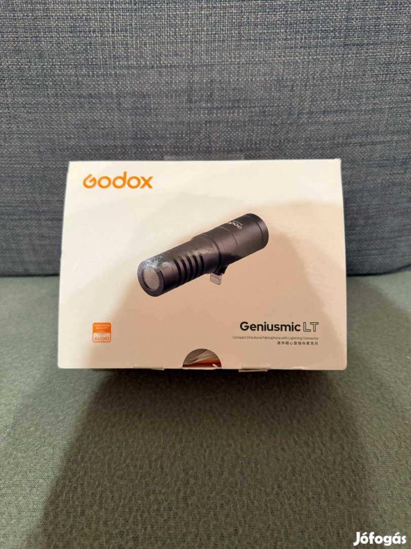 Eladó Godox Geniusmic LT Compact Directional Microphone Lightning Csat