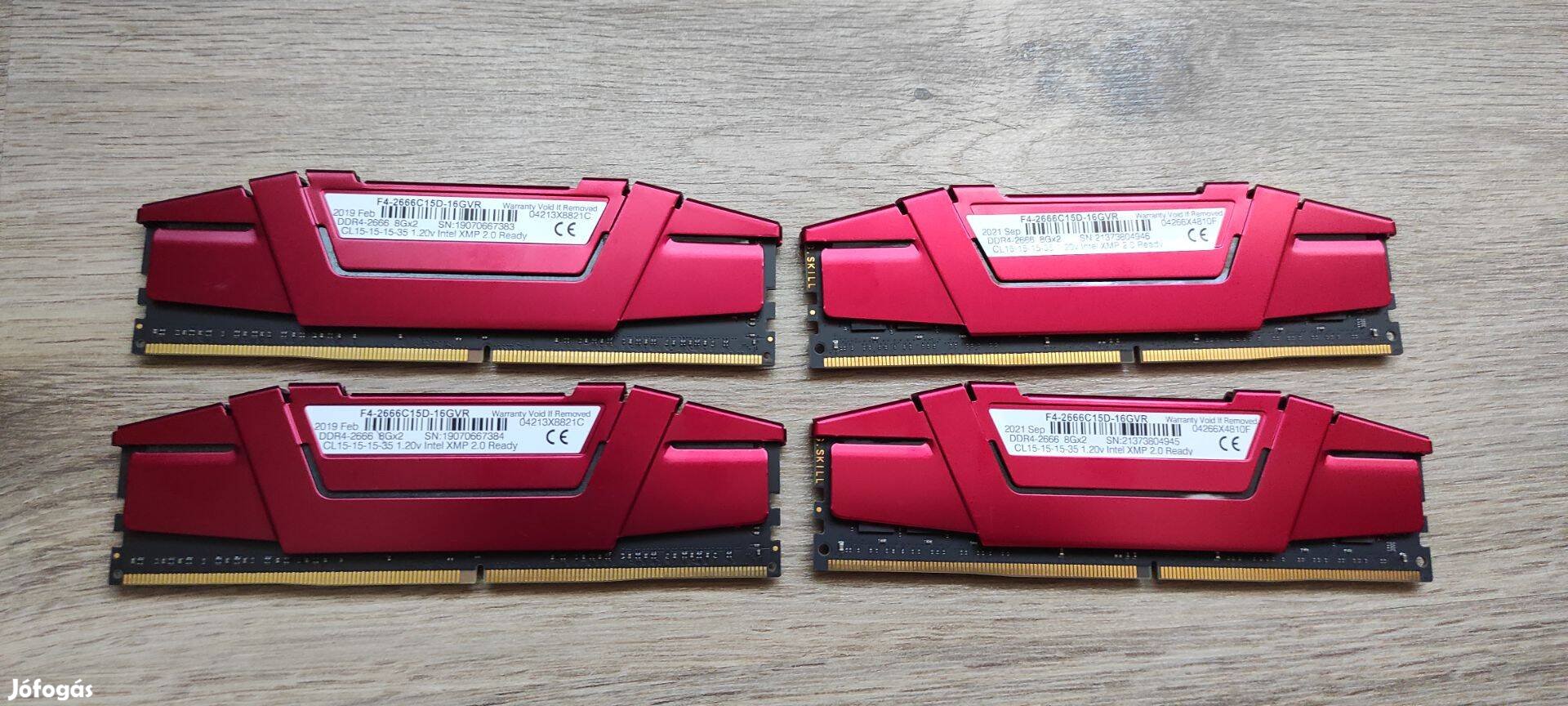 Eladó Gskill ripjaws ddr4-es 2666Mhz-es ram