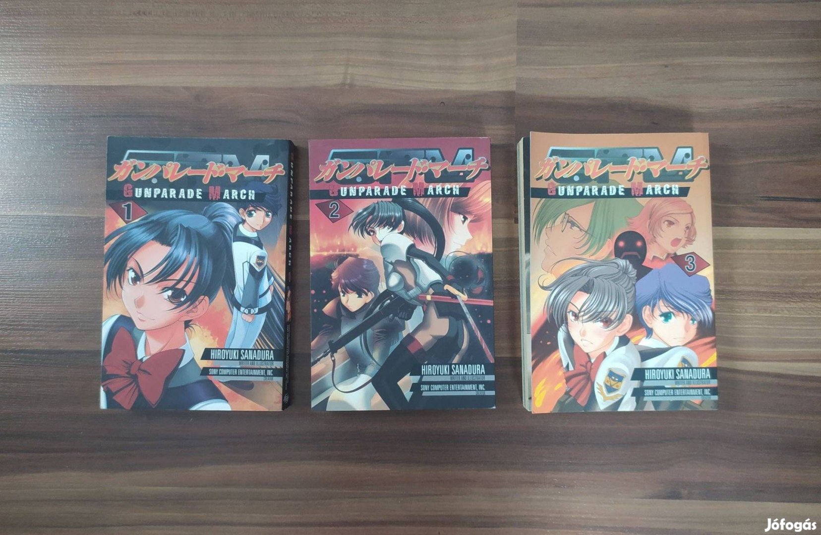Eladó Gunparade March manga (1,2,3)