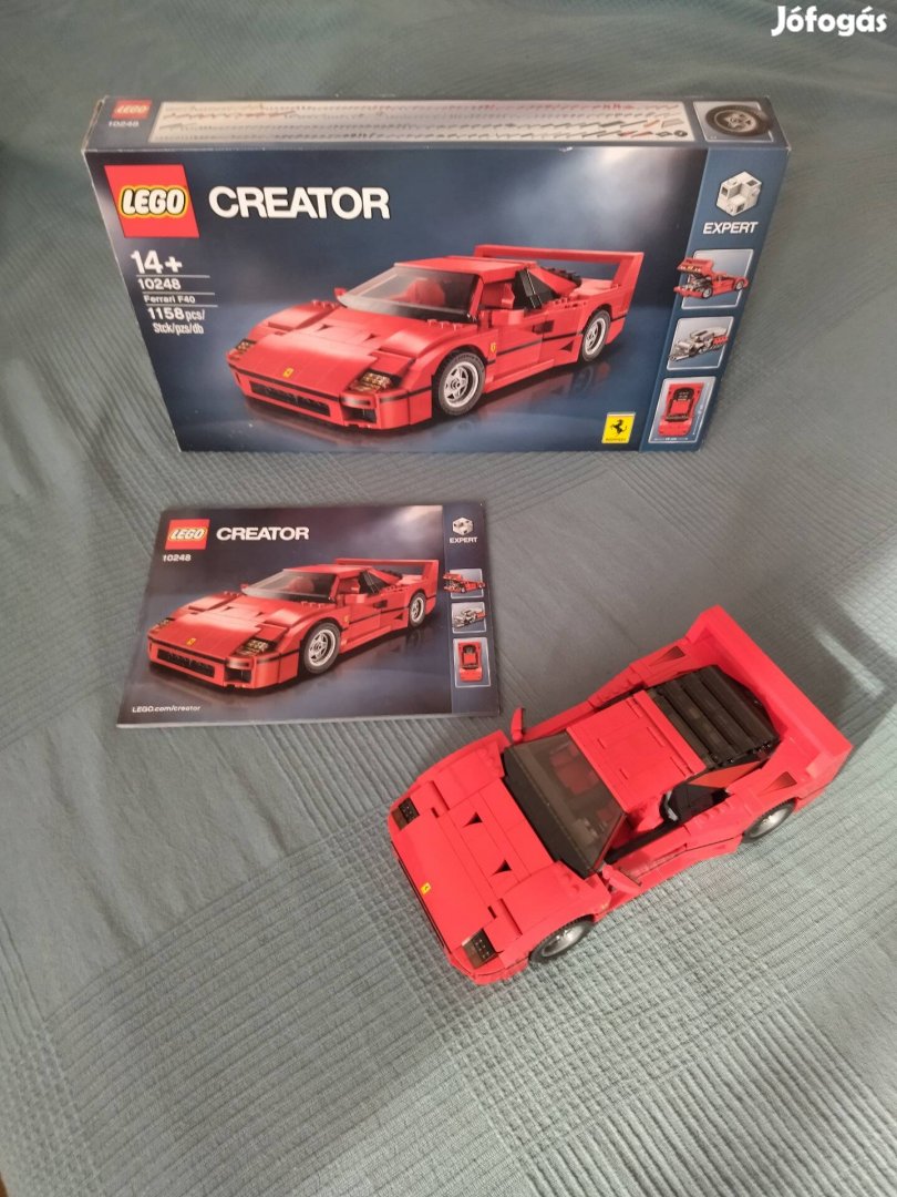 Eladó Gyüjtői+ LEGO Creator Expert, Ferrari F40 (10248) készlet