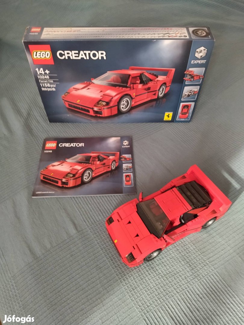 Eladó Gyüjtői+ LEGO Creator Expert, Ferrari F40 (10248) készlet