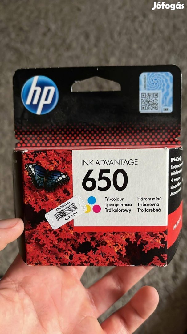 Eladó HP CZ101AE NO.650 színes eredeti tintapatronok (bontatlanok)