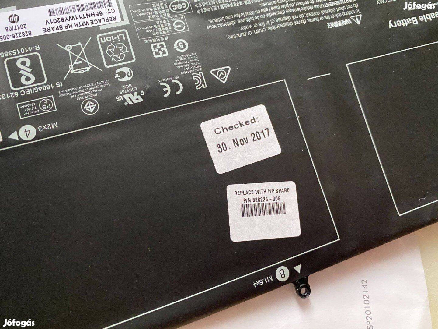 Eladó HP Elitebook Folio G1 gyárihp új akkumulátor 38whr 4680mah 82822