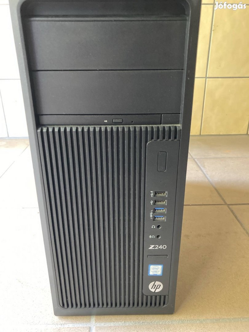 Eladó HP Z240 asztali pc számítógép