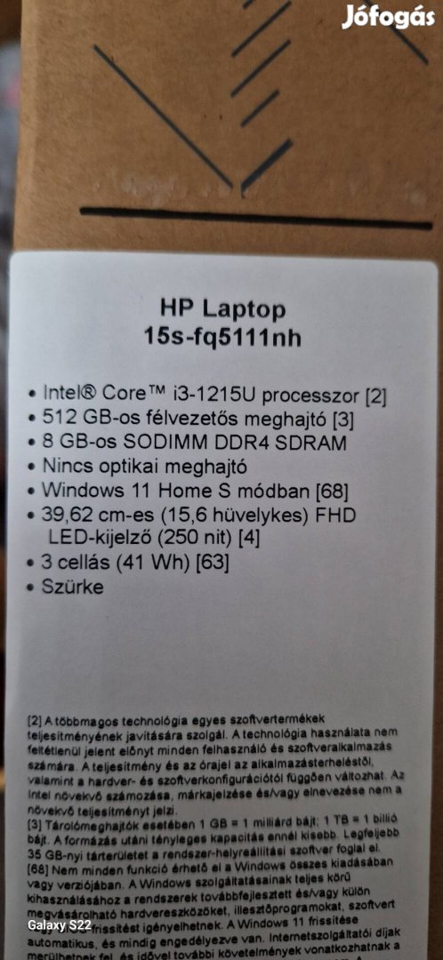 Eladó HP laptop újszerű 