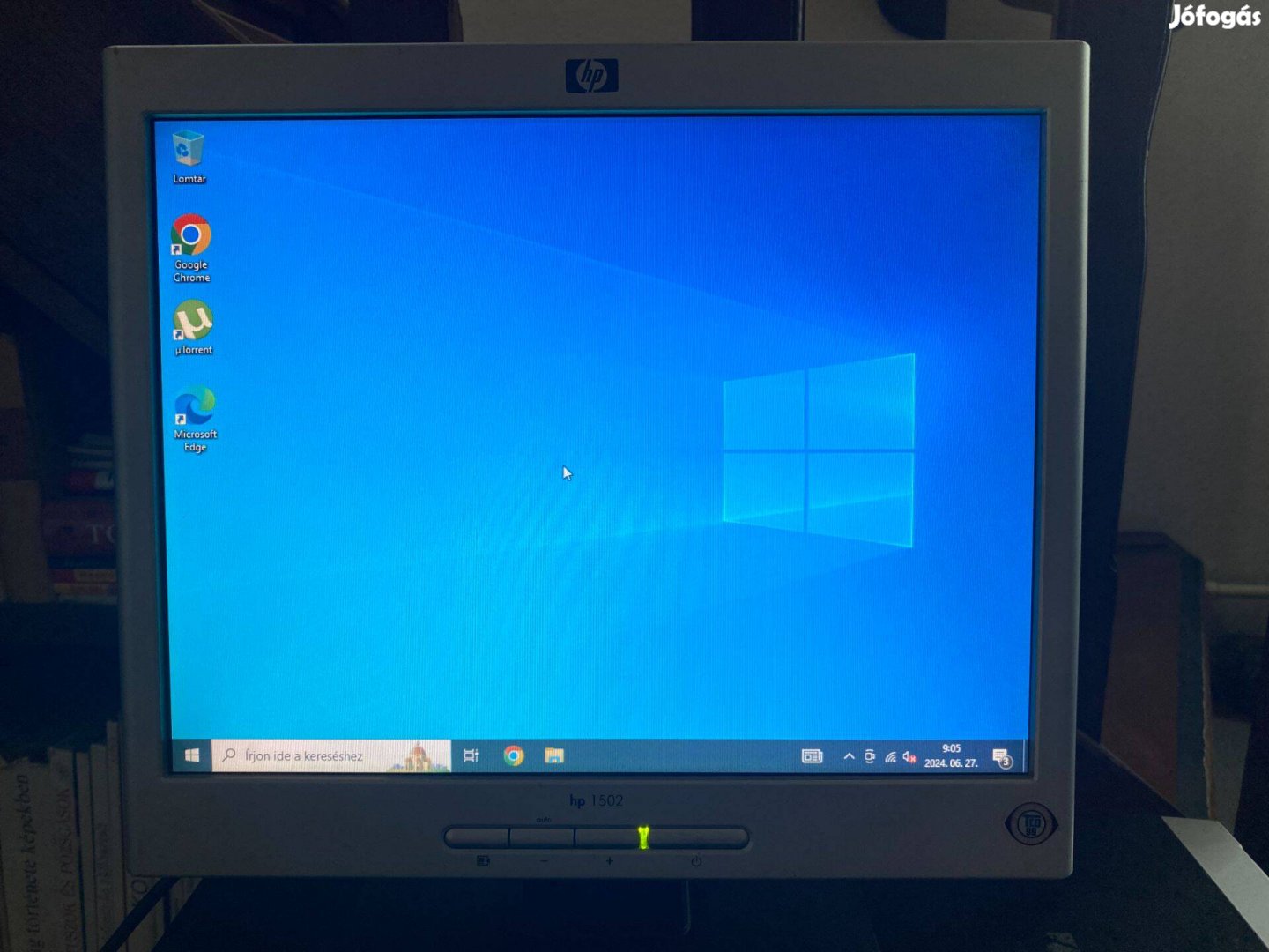 Eladó HP márkájú 15"-os monitor