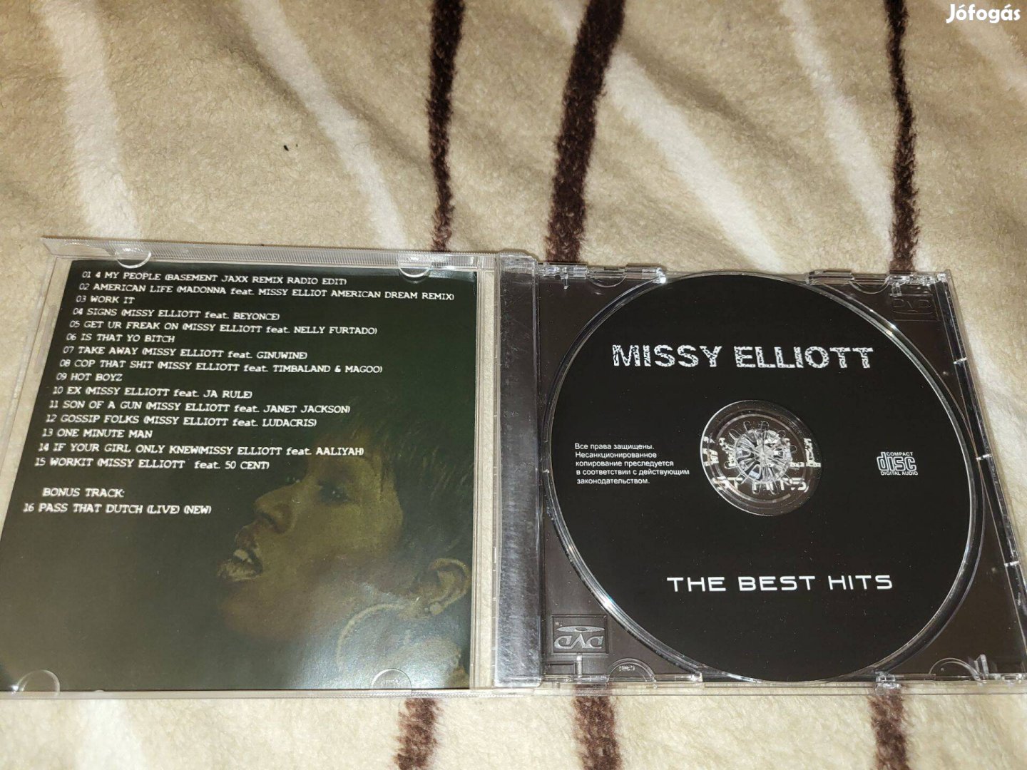 Elado Hasznalt Joallapotu Missy Elliott The Best Hits