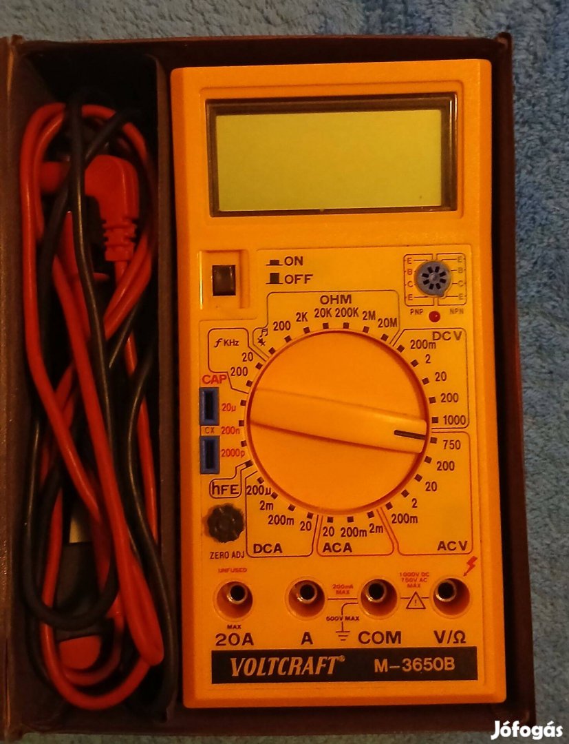 Eladó Használt Voltcraft M-3650B digitális multiméter