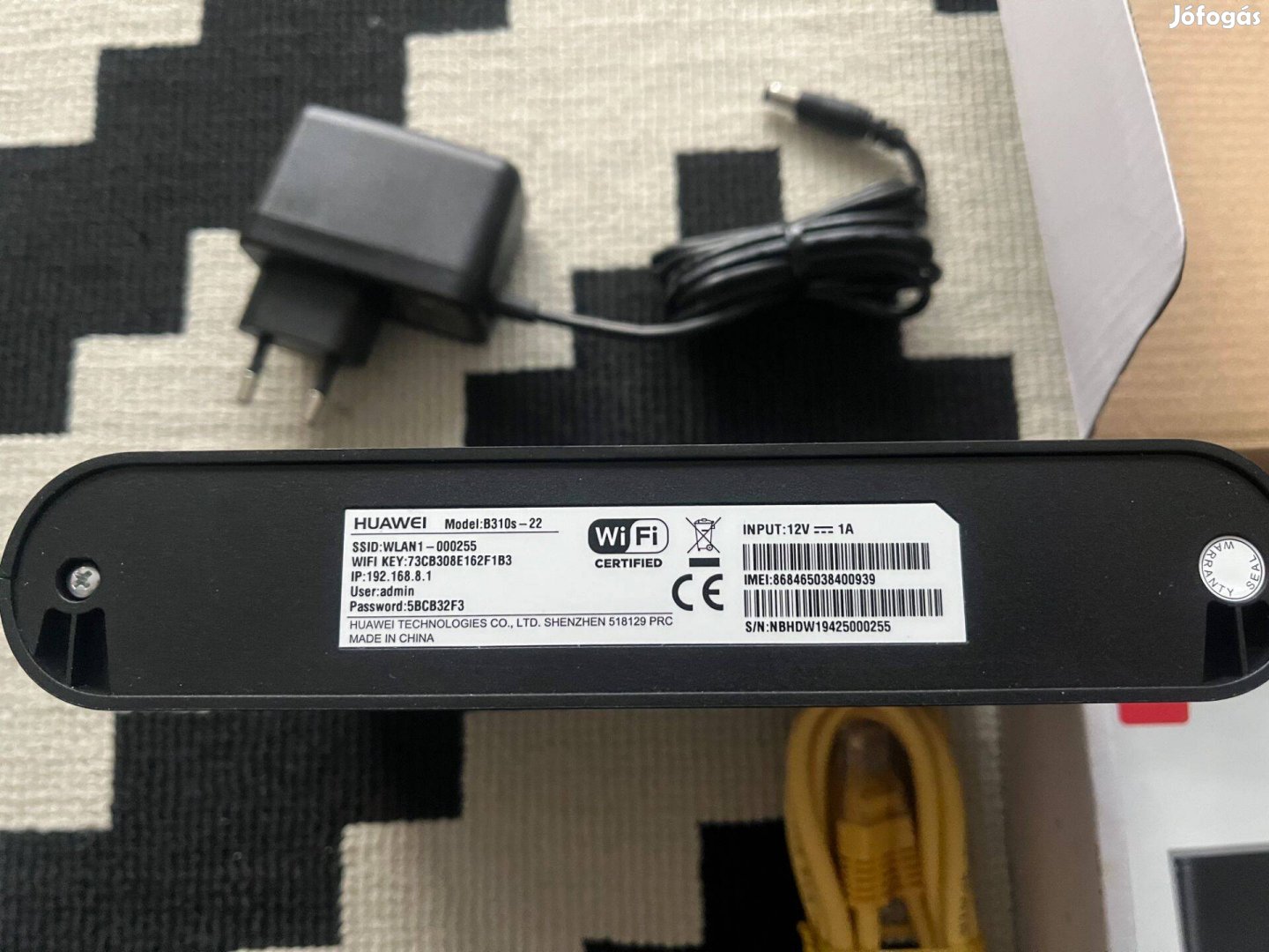 Eladó Huawei B310S-22 4G LTE router