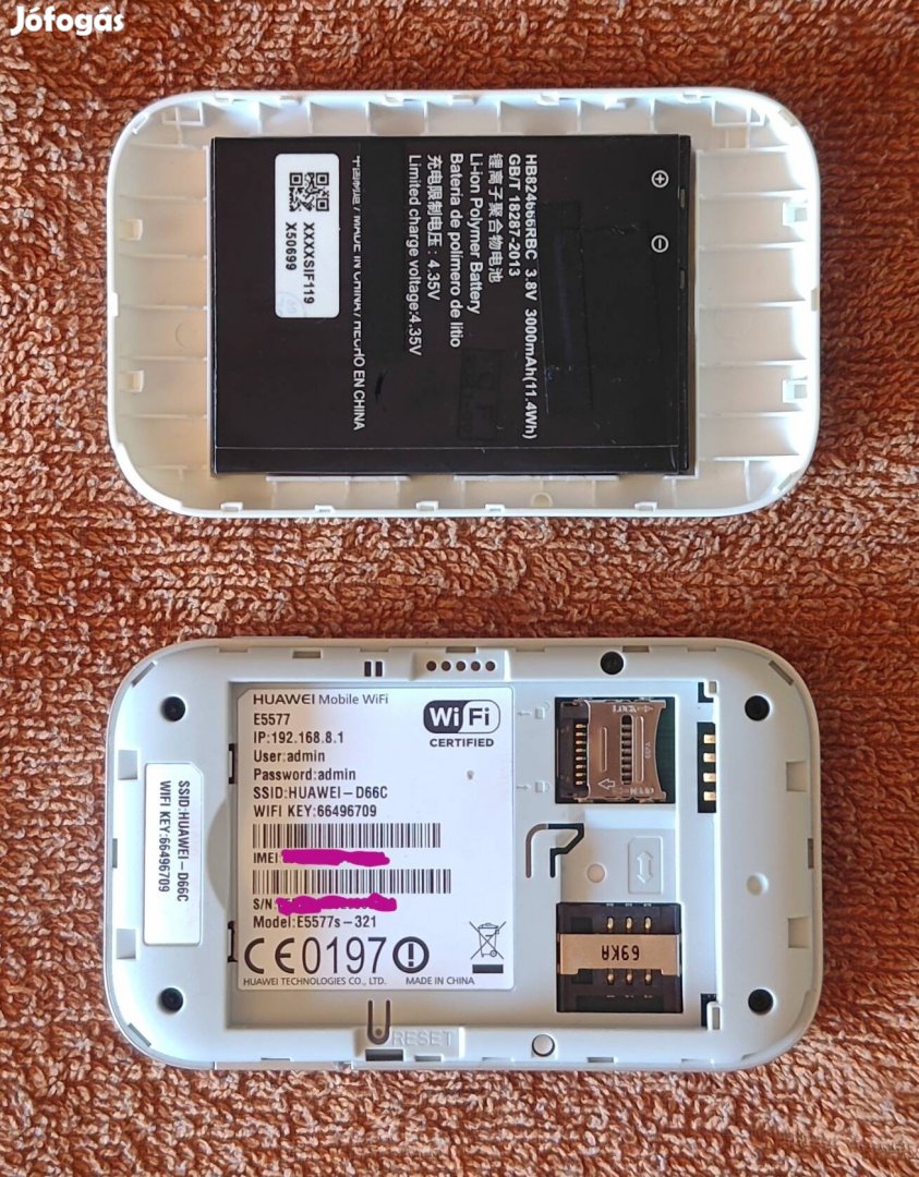 Eladó Huawei E5577 tipusú hordozható router