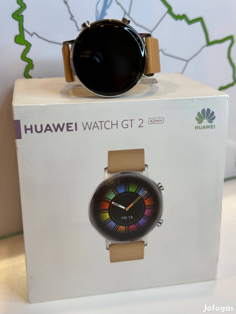 Eladó Huawei Watch GT 2, 42mm, okosóra, 6 hónap garanciával!