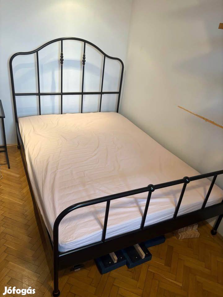 Eladó IKEA Sagstua ágykeret (140x200)ágyráccsal és ajándék matraccal