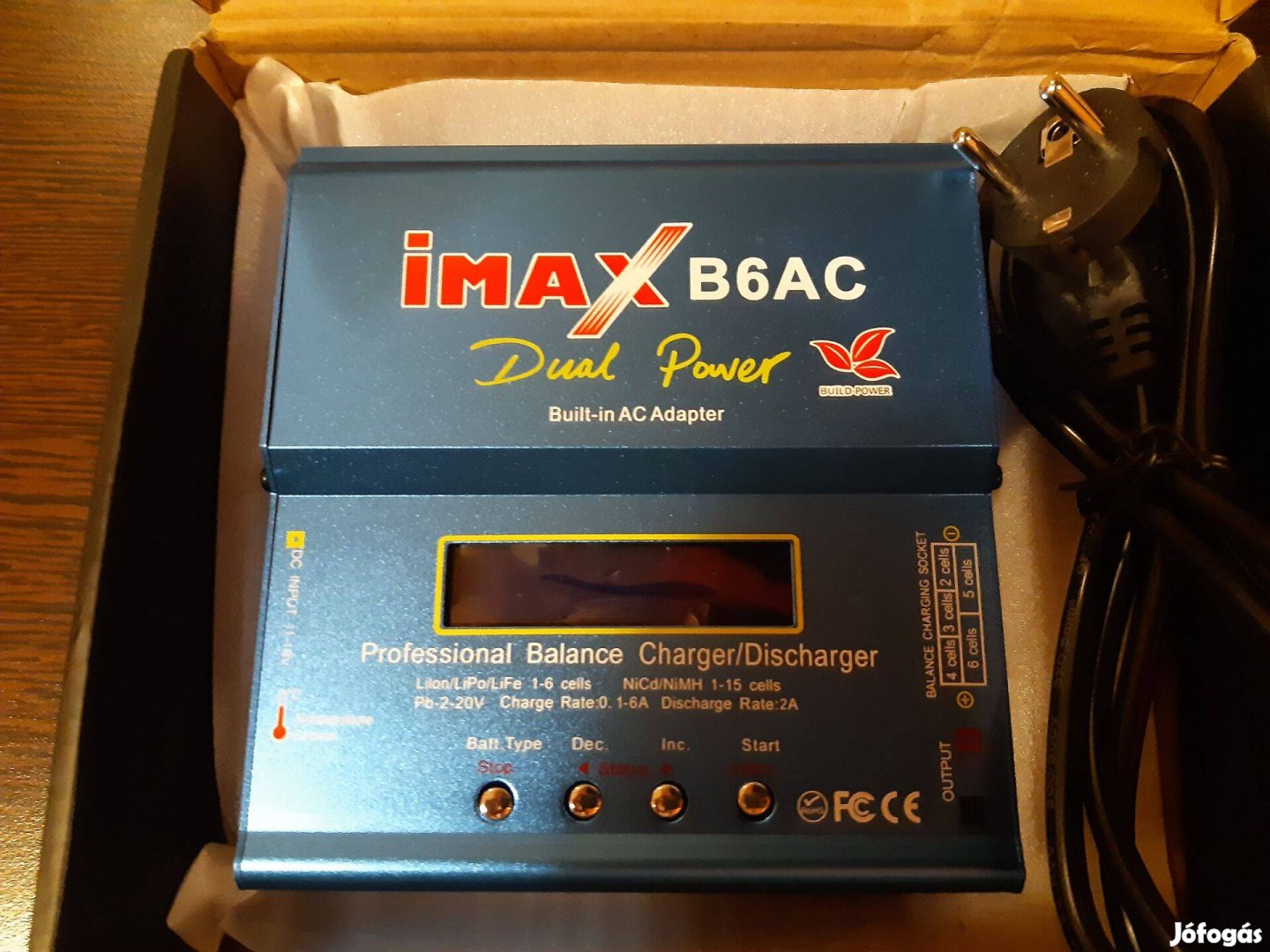 Eladó Imax B6 beépített tápos Rc lipo töltő