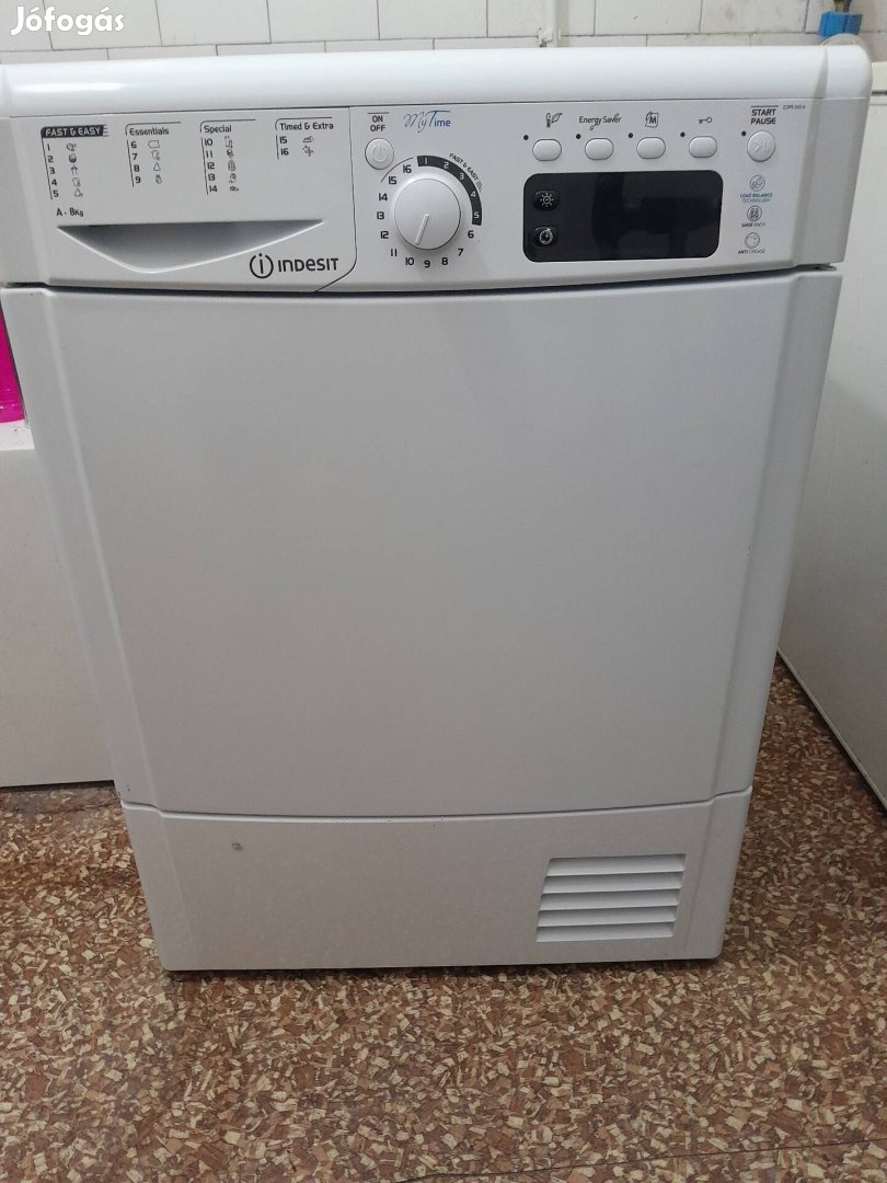 Eladó Indesit szárítógép 8kg höszivatyus garanciával 
