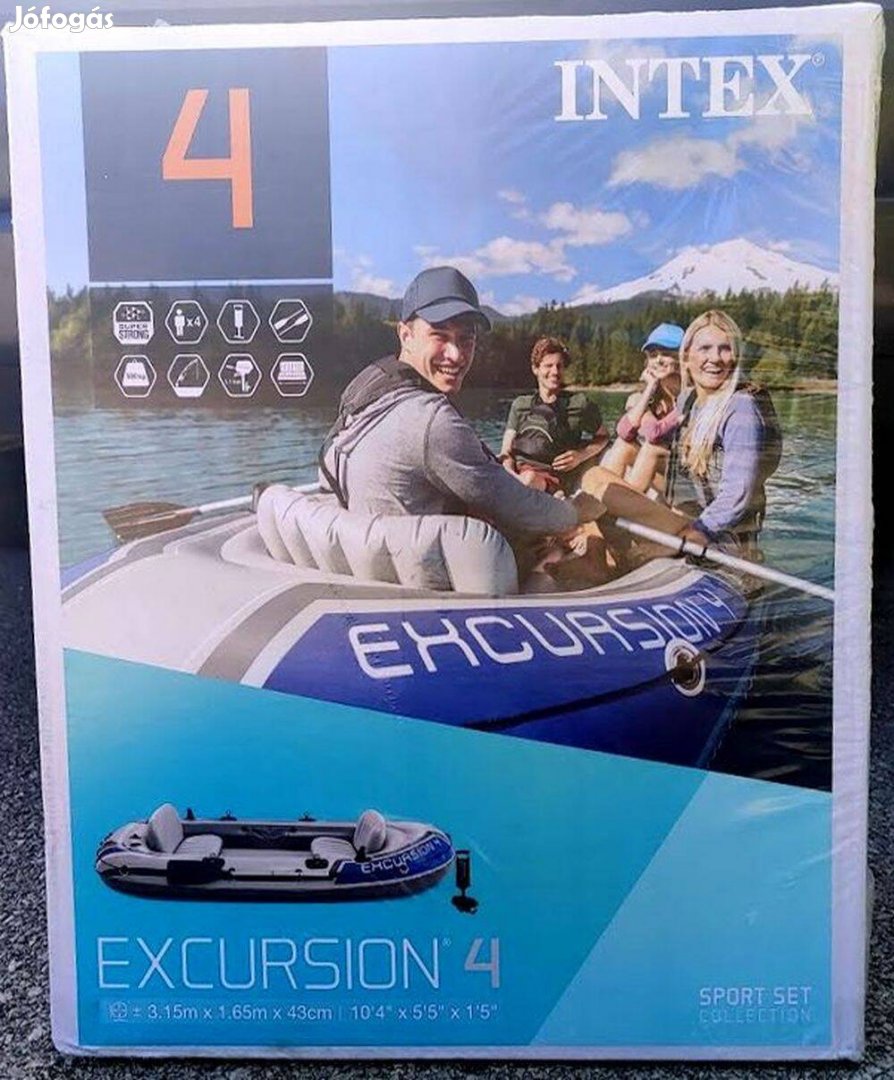 Eladó Intex Excursion felfújható 4 személyes csónak