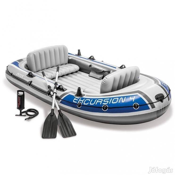 Eladó Intex felfújható csónak Excursion 4 szett