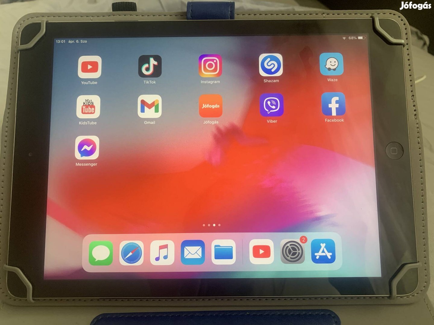 Eladó Ipad Air tablet 32GB sérülés mentes, karc mentes