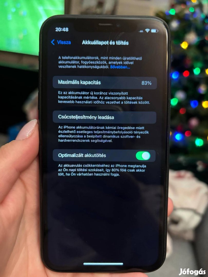 Eladó Iphone 11 Black 64 GB