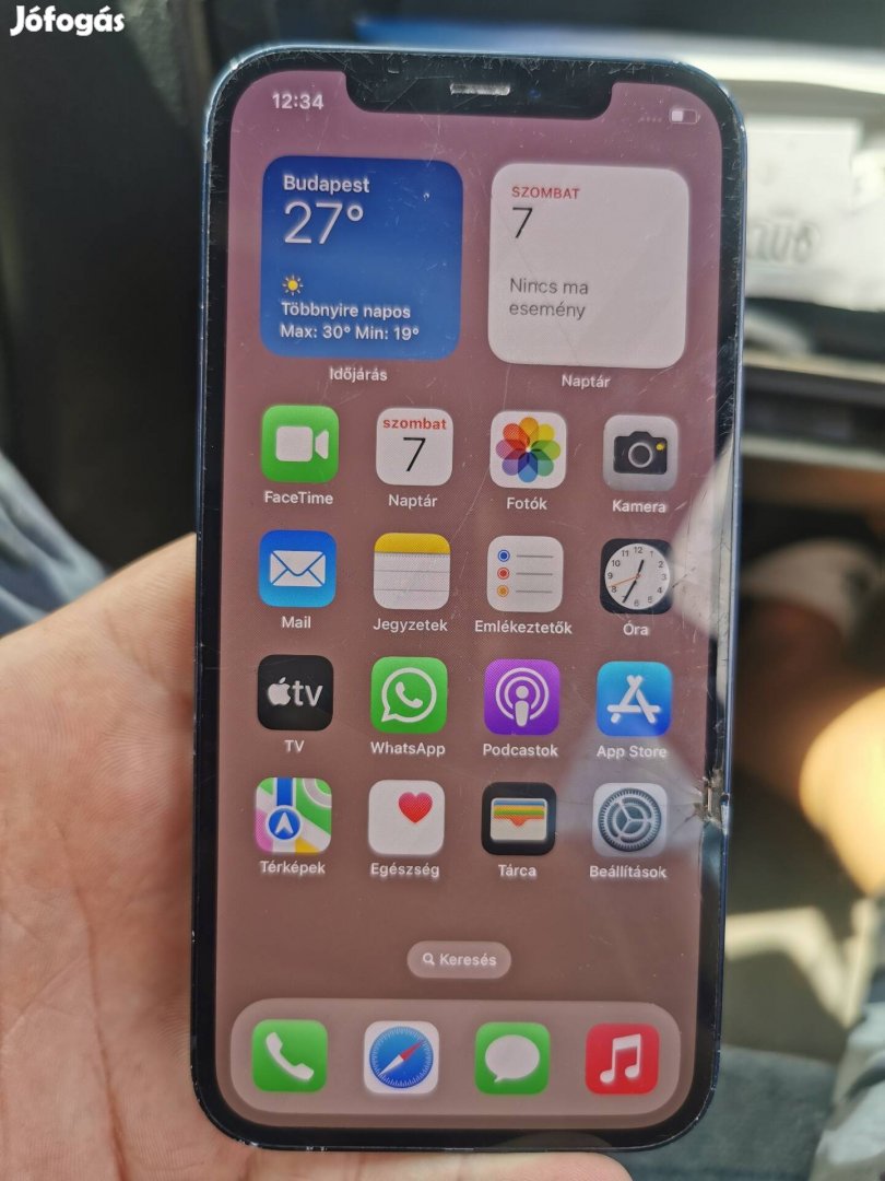 Eladó Iphone 12 Független 128gb