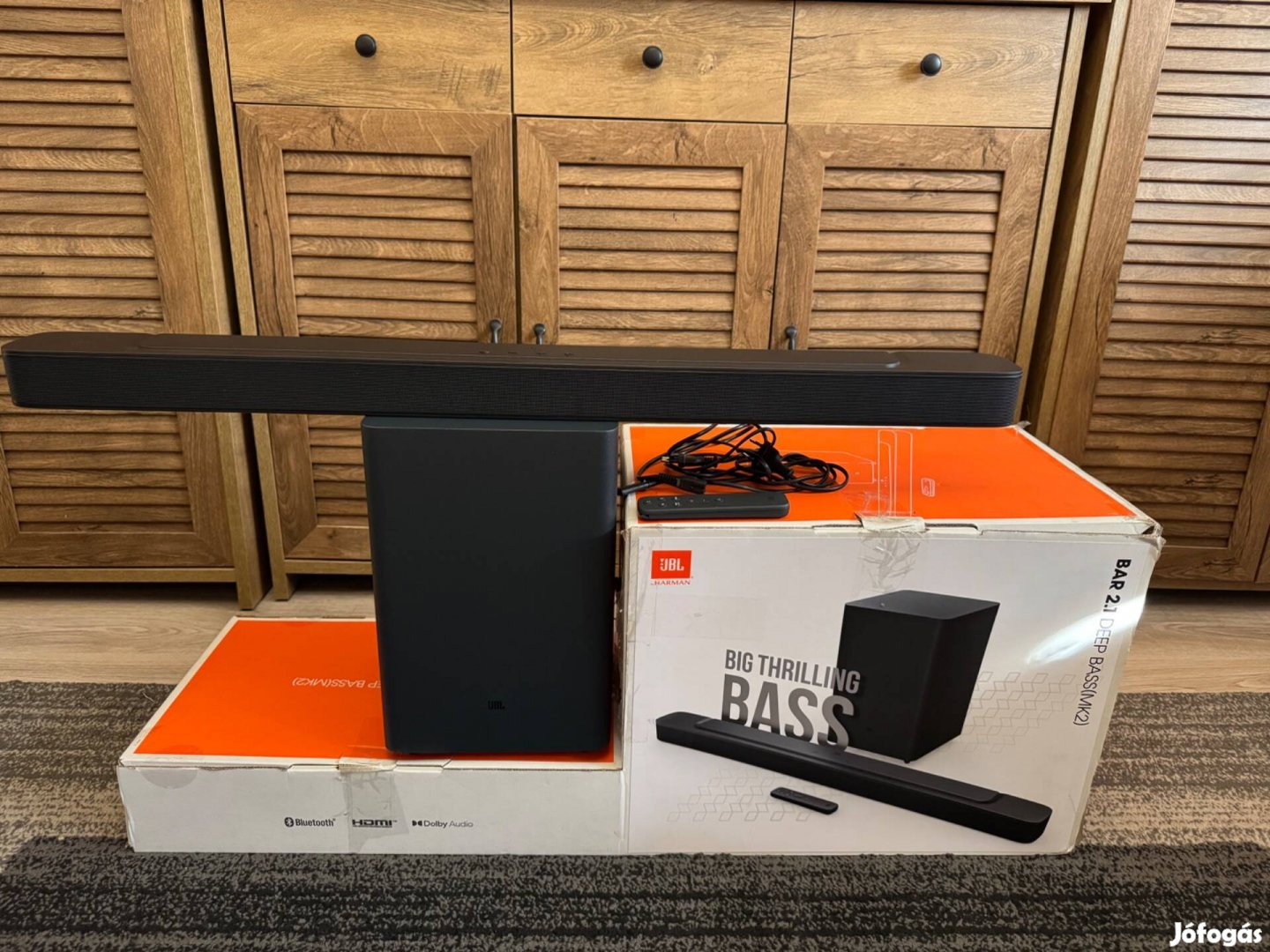 Eladó JBL BAR 2.1 Deep Bass MK2 Soundbar!300W!