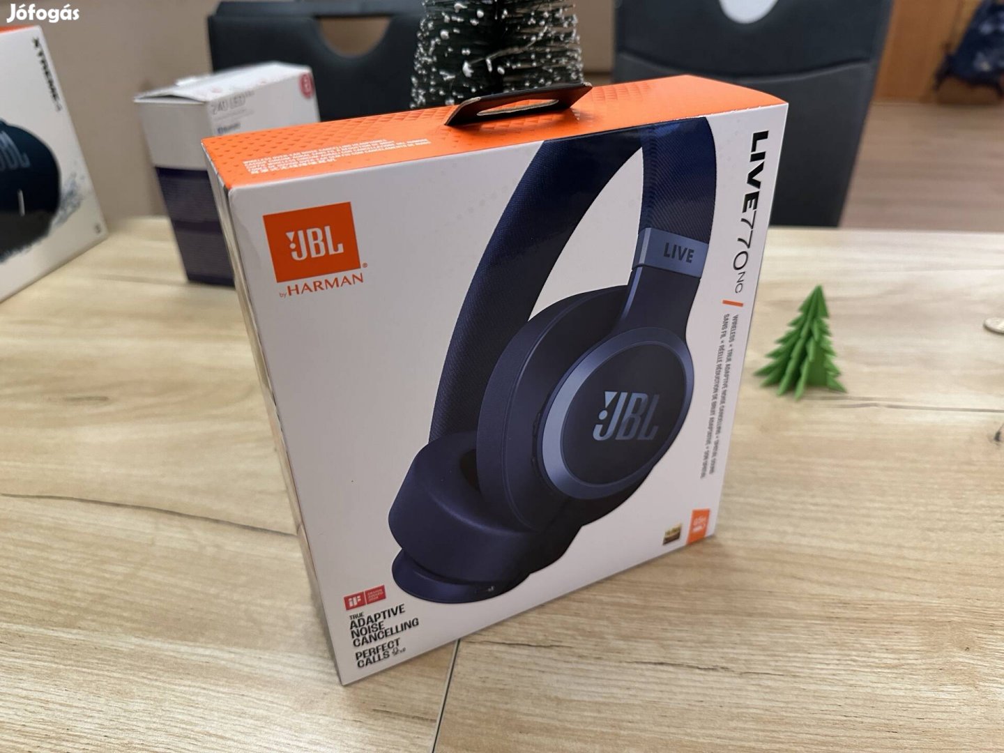 Eladó JBL Live 770NC Zajszűrős Bluetooth fejhallgató (Kék, Bontatlan)