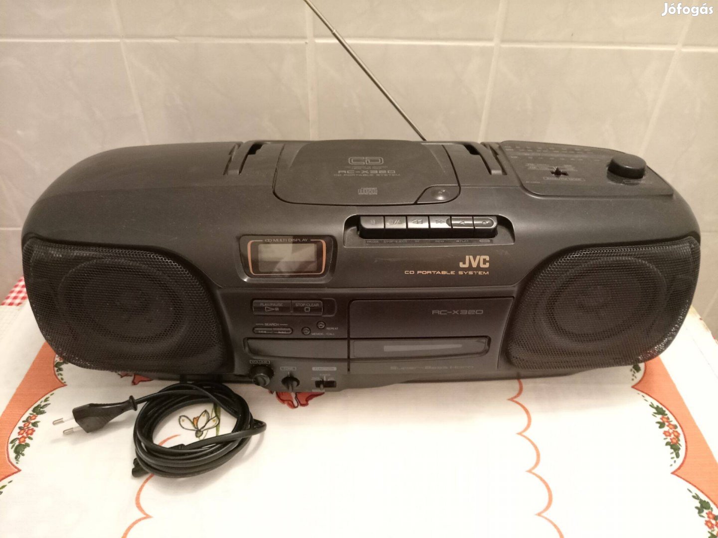 Eladó JVC nagyobb Boombox, Csak a rádiója jó! Erős hangzású! Veszprém