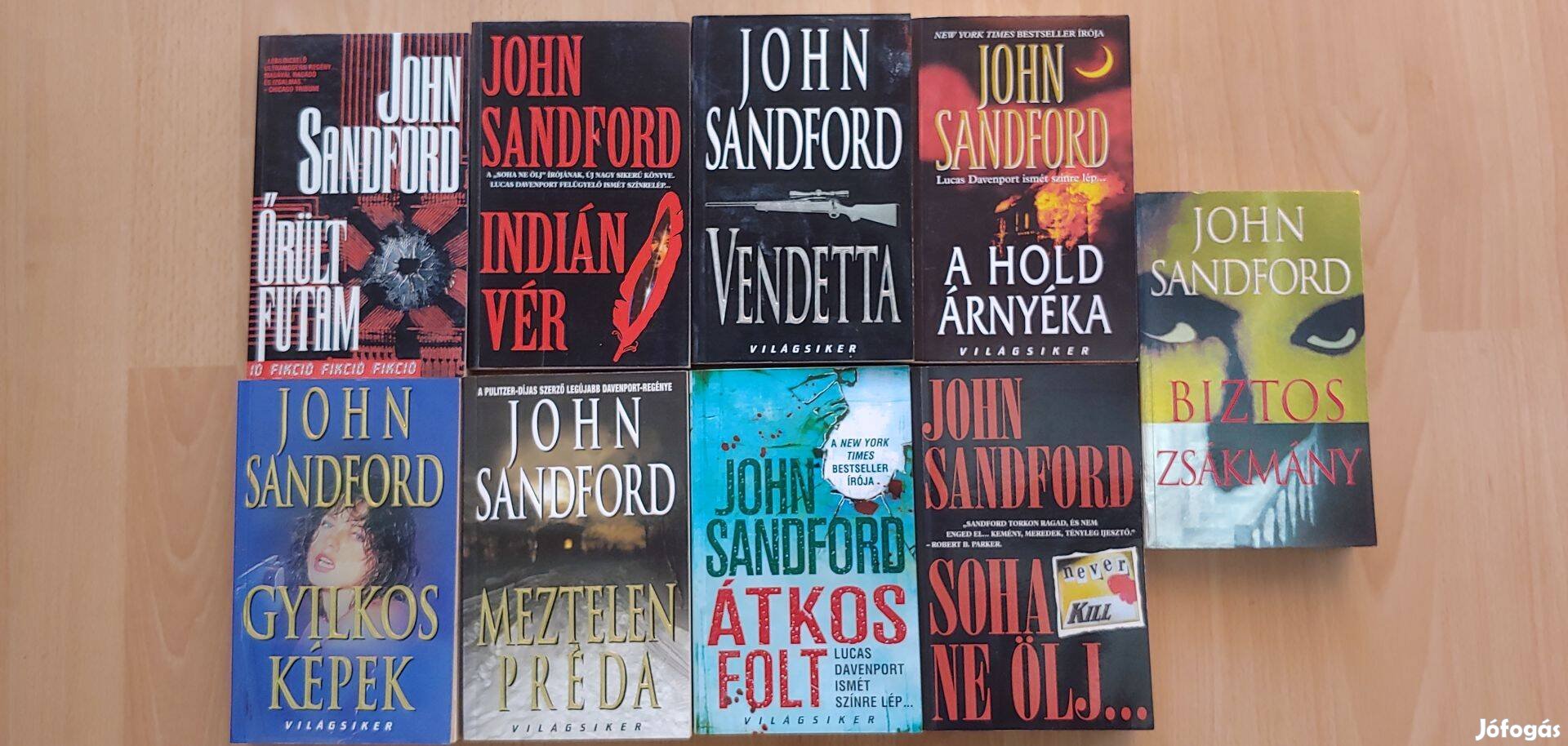 Eladó John Sandford regények