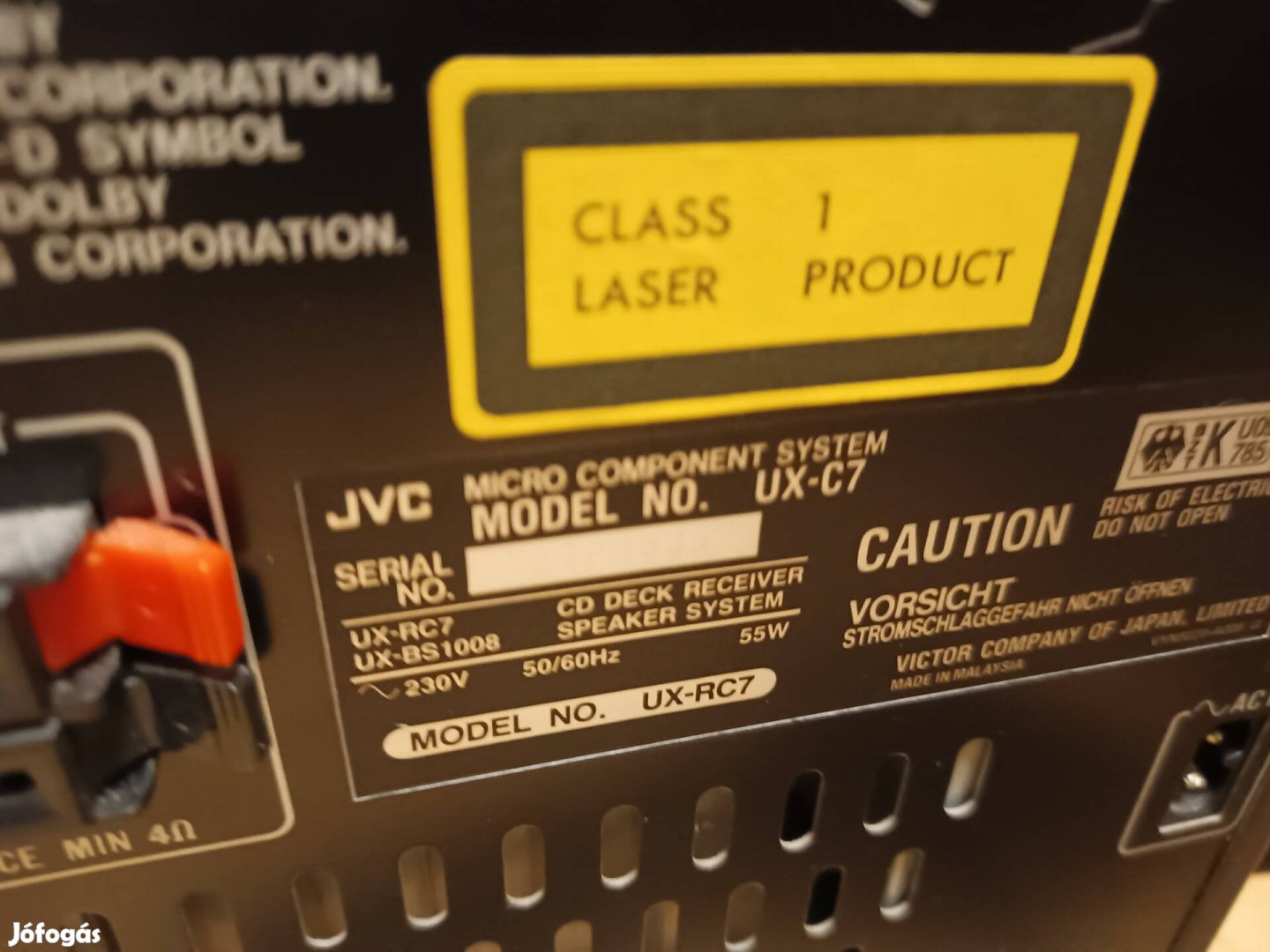 Eladó Jvc mini hifi ingyen futárral!