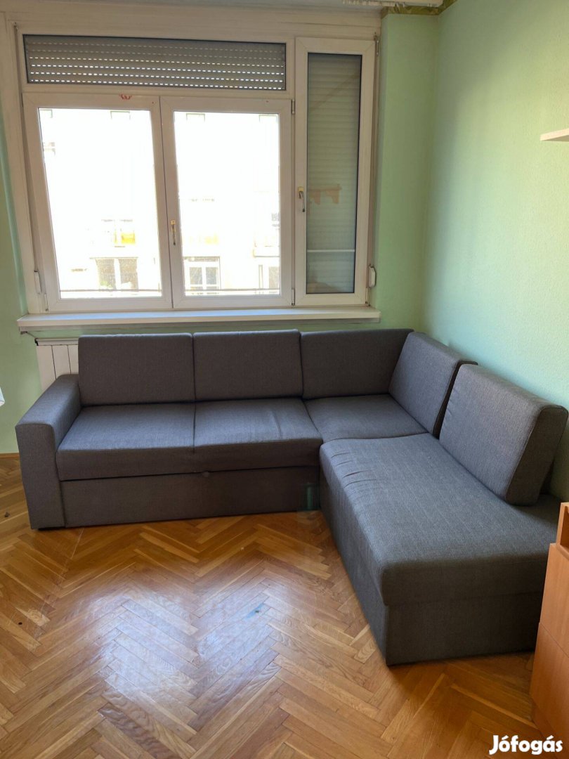 Eladó Jysk 3-személyes sarokkanapéágy Költözés miatt!