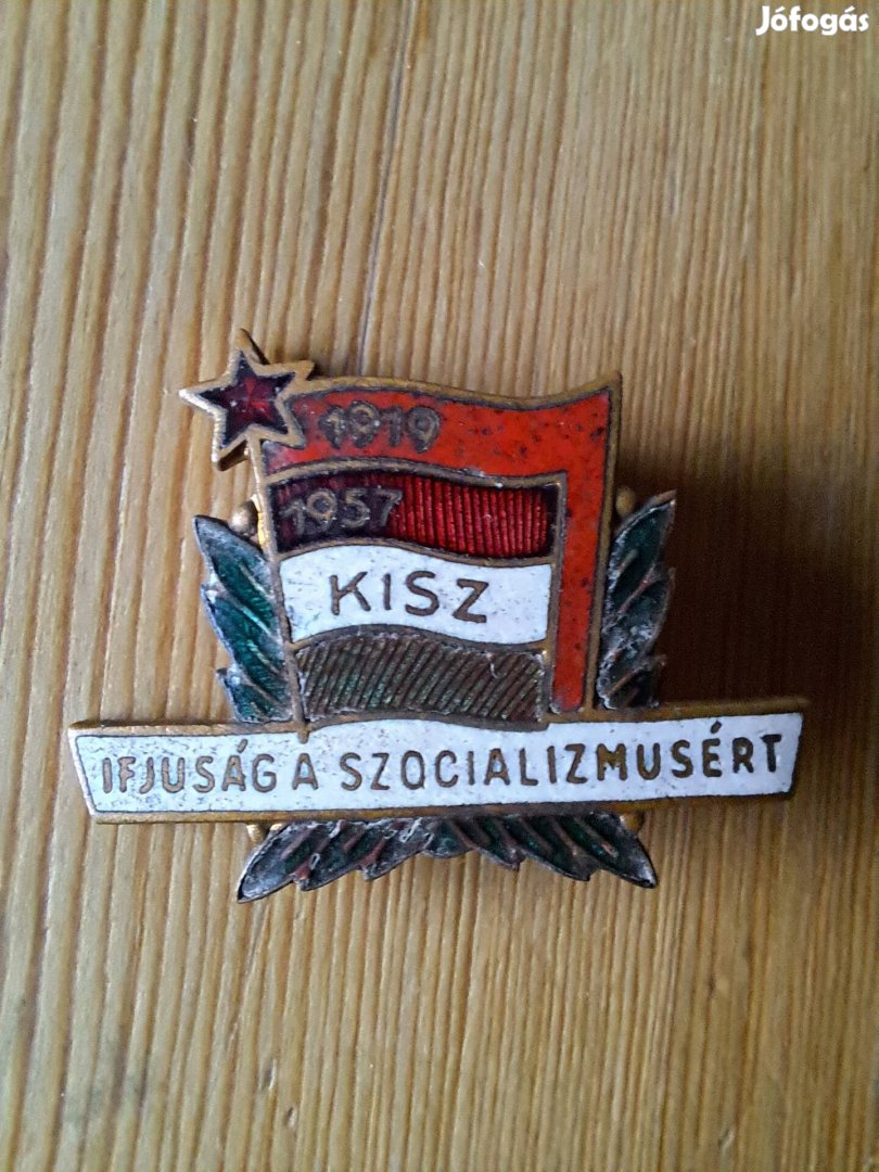 Eladó KISZ kitűző 1919/1957