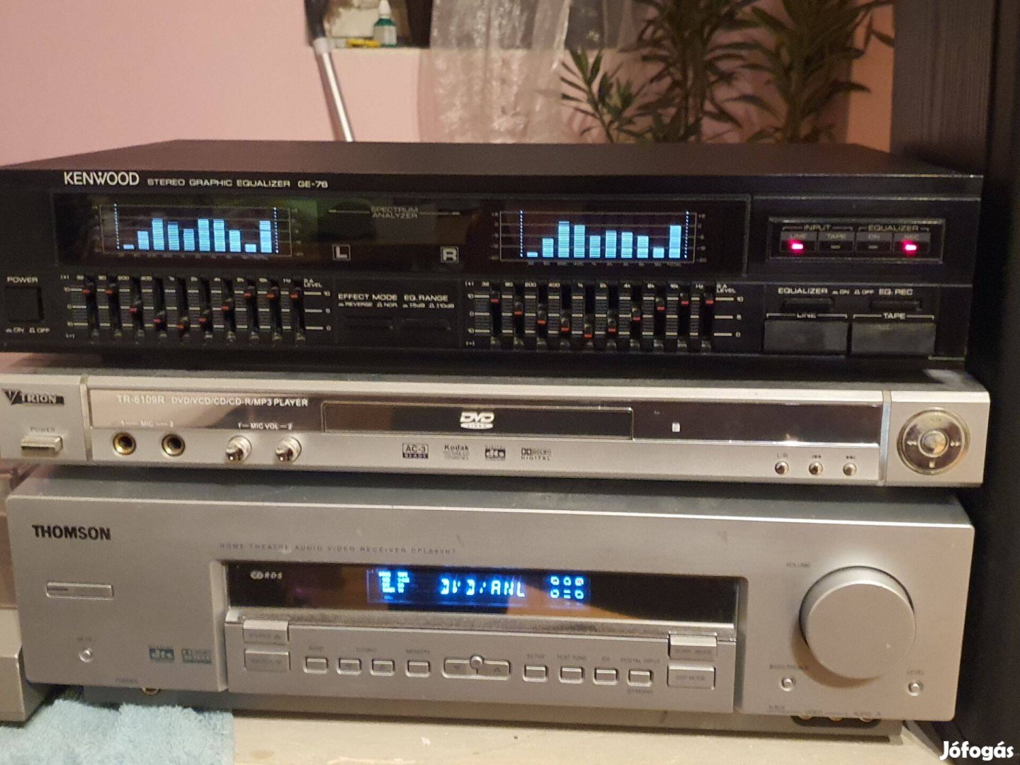 Eladó Kenwood GE-76 2x9 csatornás equalizer