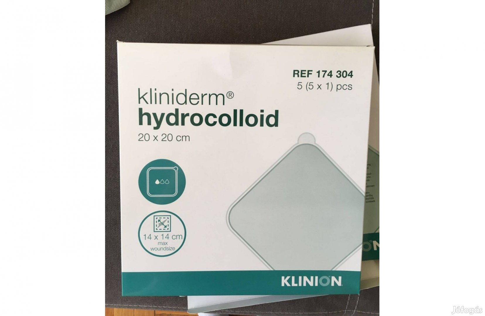 Eladó Kliniderm Hydrocolloid kötszer 20 x 20 cm
