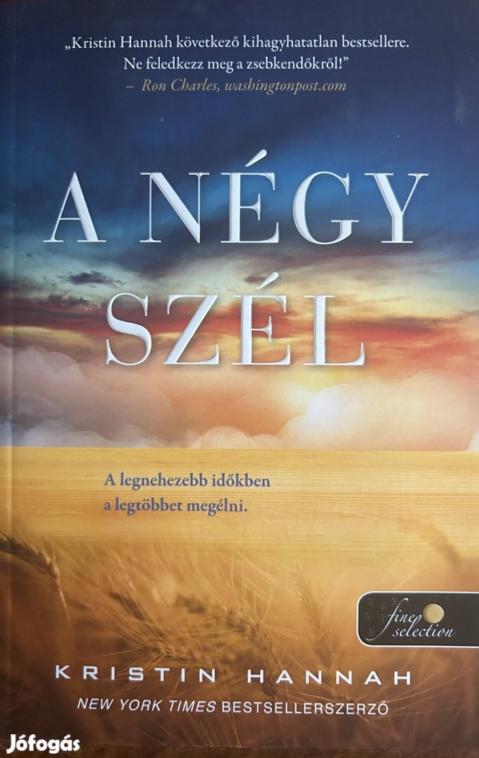 Eladó Kristin Hannah: A négy szél című könyv...