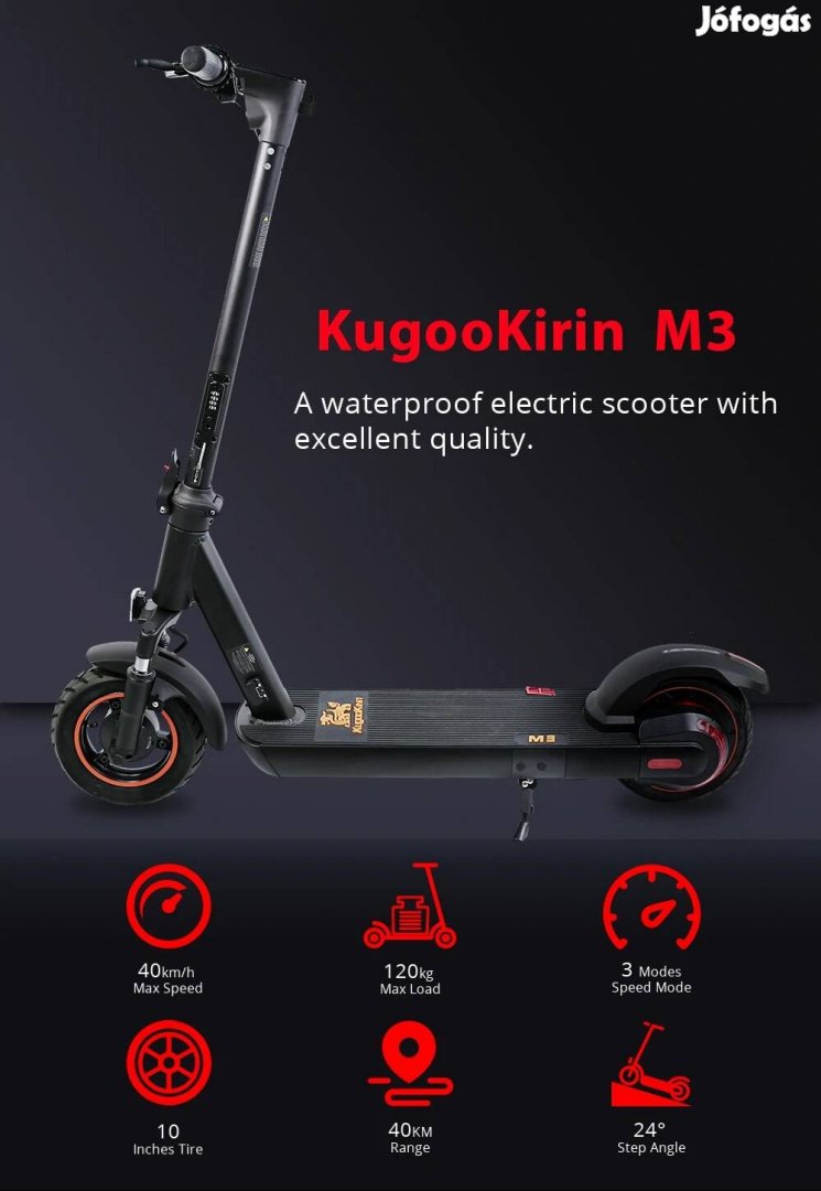 Eladó Kugookirin M3 elektromos roller