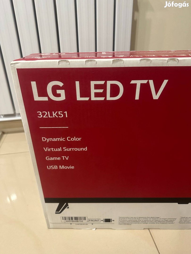 Eladó LED TV LG32LK51Bpld 81cm átmérőjű új