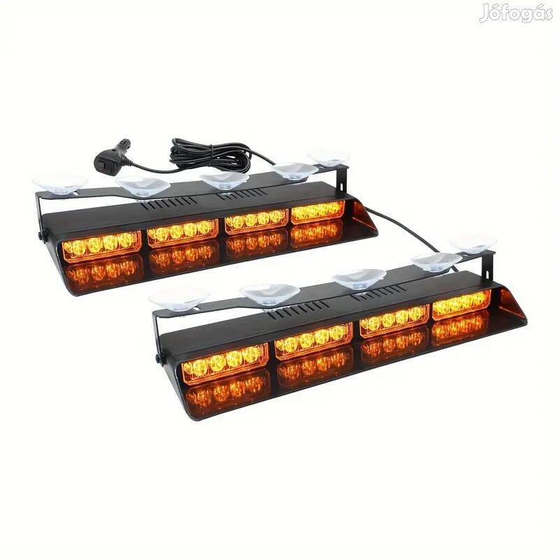 Eladó LED villogó fényhíd szett - Narancssárga Erős fény!