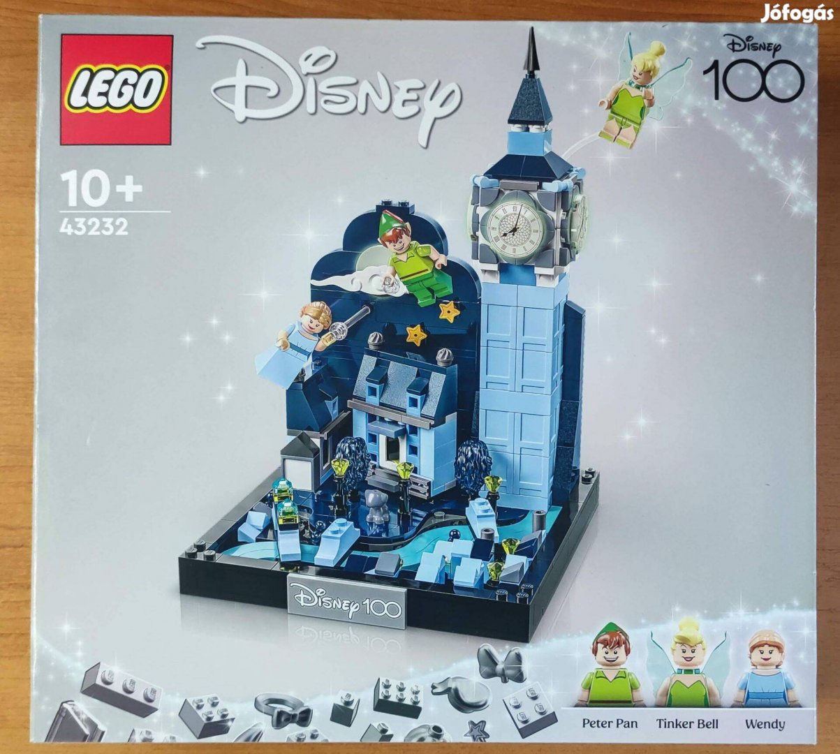 Eladó LEGO Disney - Pán Péter és Wendy repülése London felett 43232