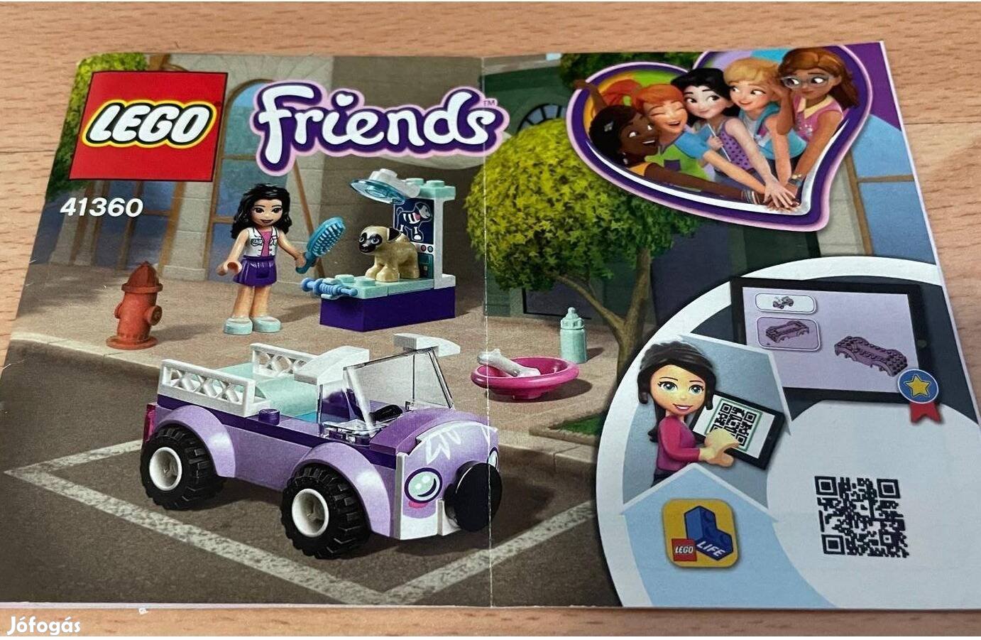 Eladó LEGO Friends 41360 Emma Mozgó Kisállat Kórháza