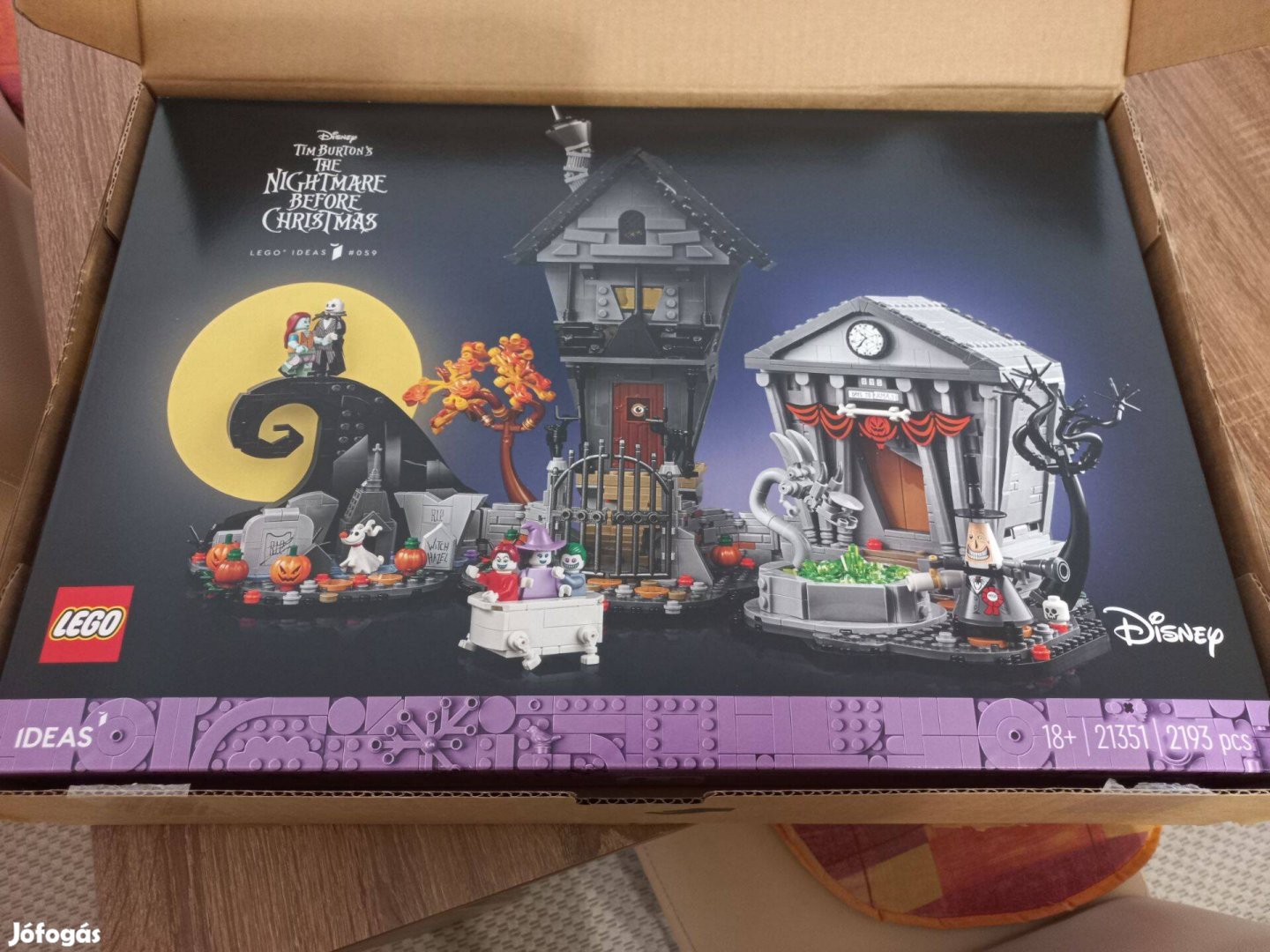 Eladó Lego 21351 Tim Burton Karácsonyi lidércnyomás + világítás