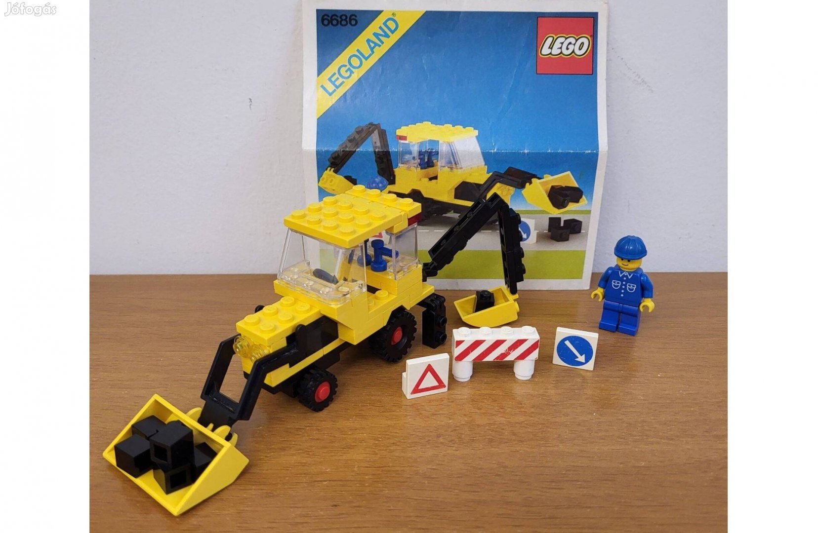 Eladó Lego 6686 Backhoe markoló leírással