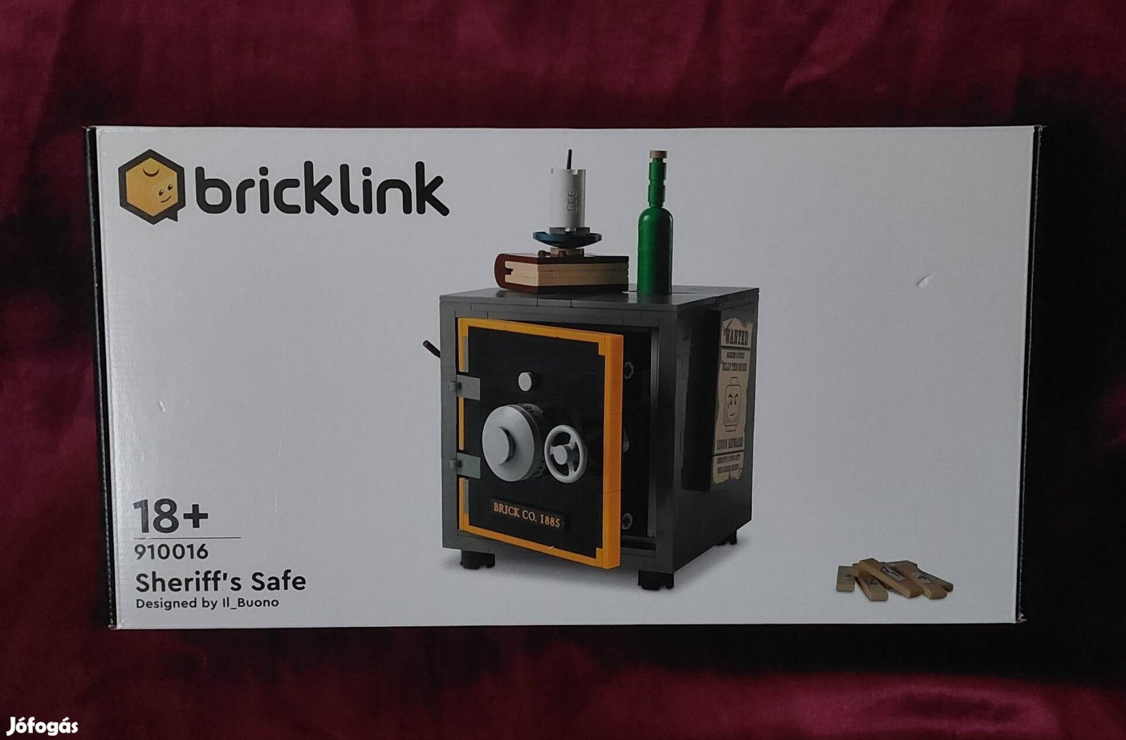 Eladó Lego Bricklink 910016 Seriff széfe, új, bontatlan