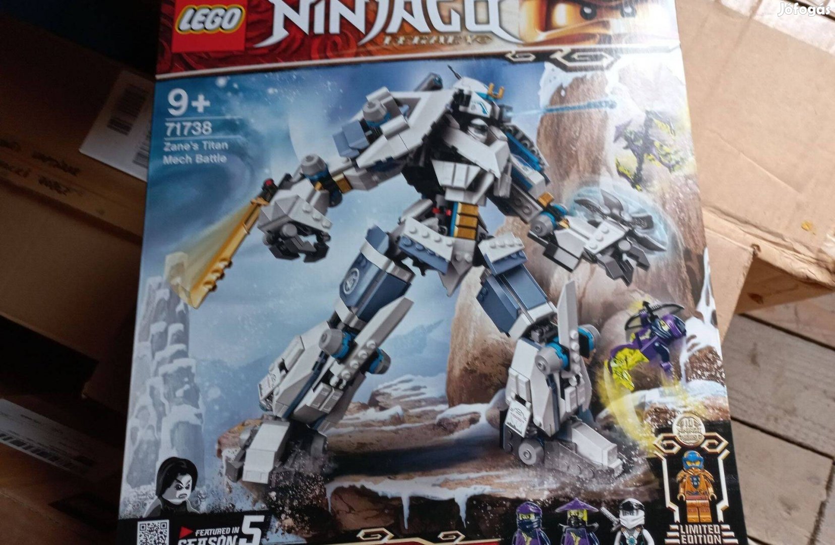 Eladó Lego Ninjago 71738 Zane mechanikus titánjának csatája új