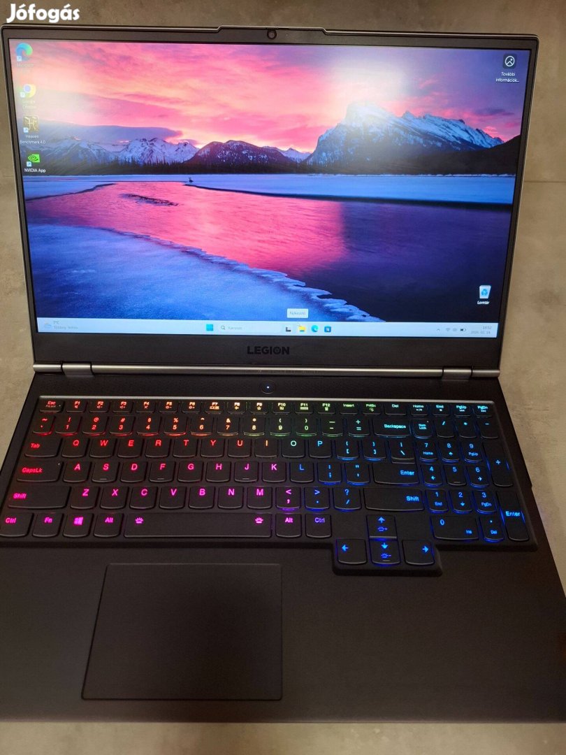 Eladó Lenovo Legion 7 15Imhg05 Gamer laptop