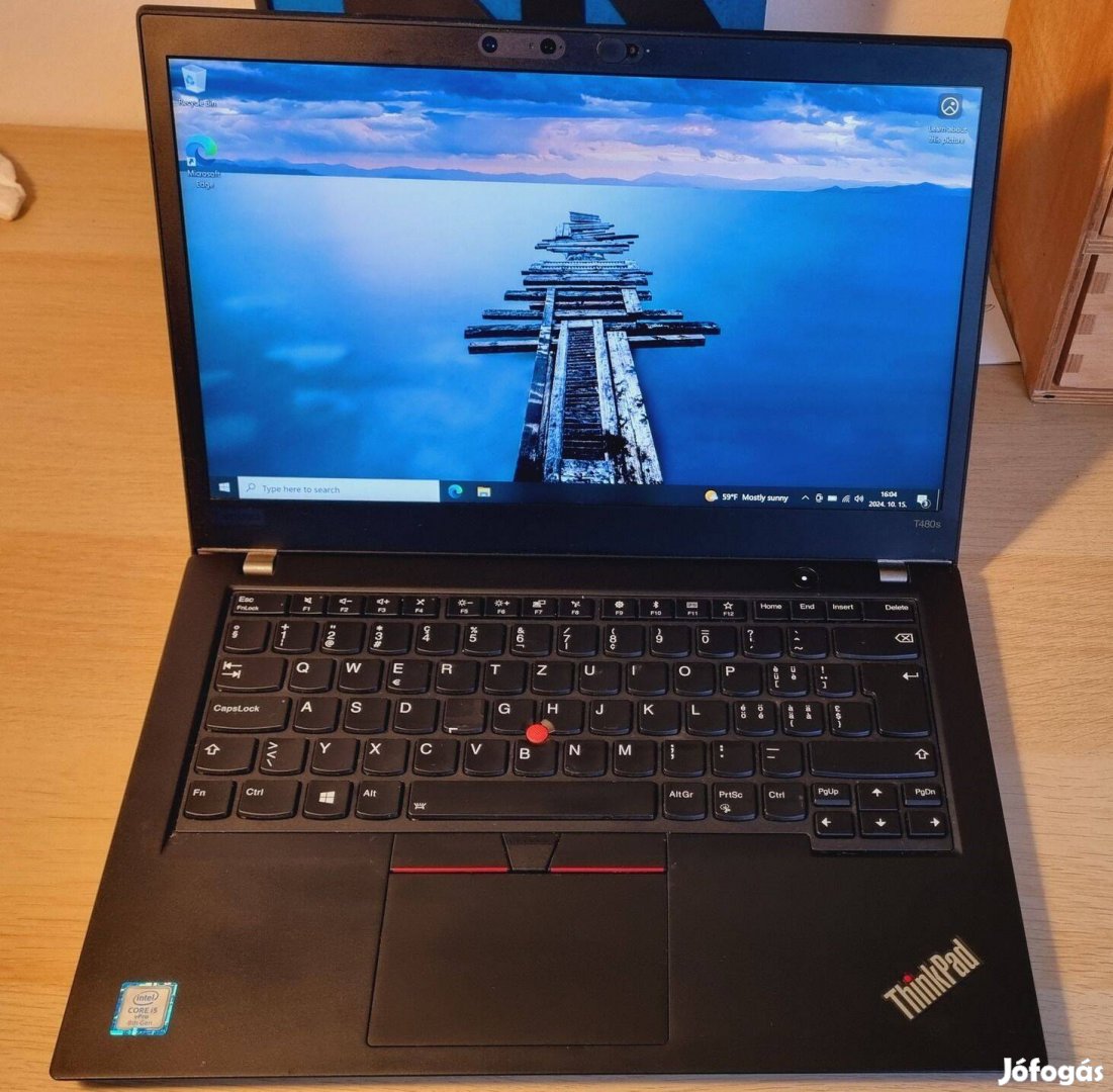 Eladó Lenovo T480S laptop