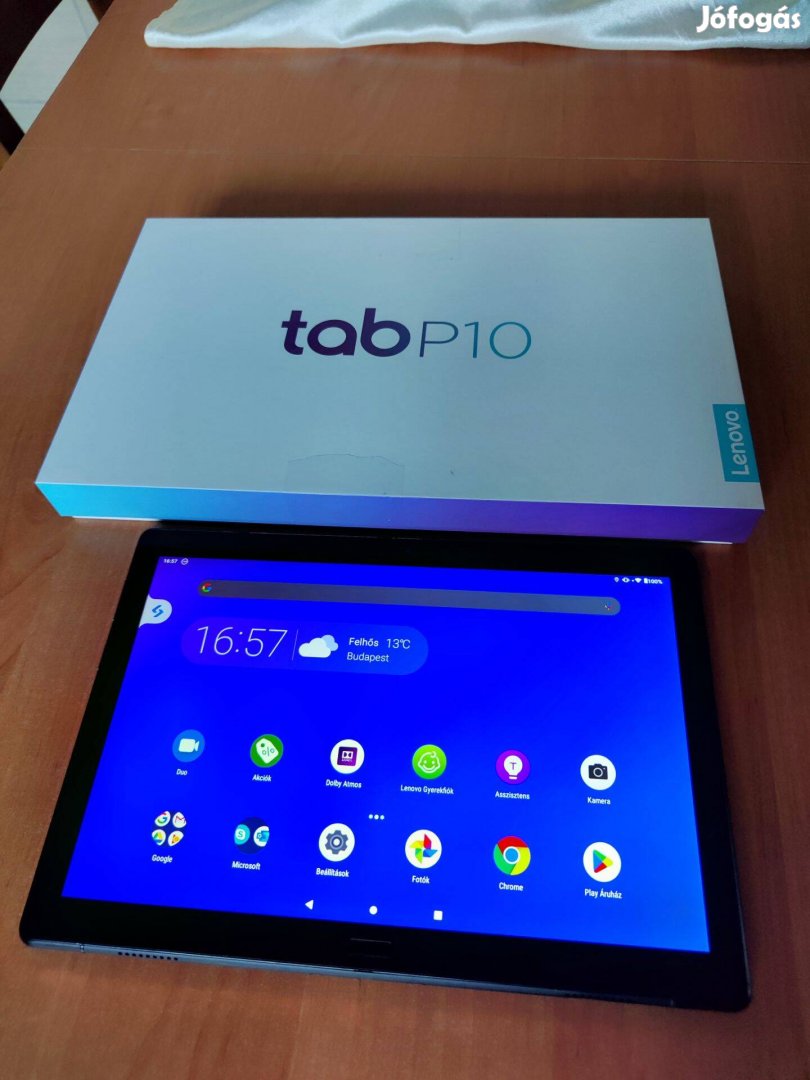 Eladó Lenovo Tab P10 Full HD+ 8 magos, Snapdragon 3/32 tablet