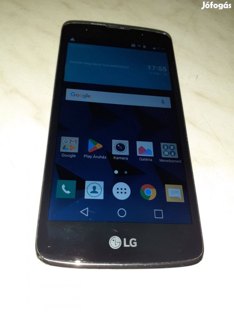 Eladó Lg K8 Lte 4G Képes Fekete Fügetlen Hibátlan Szép