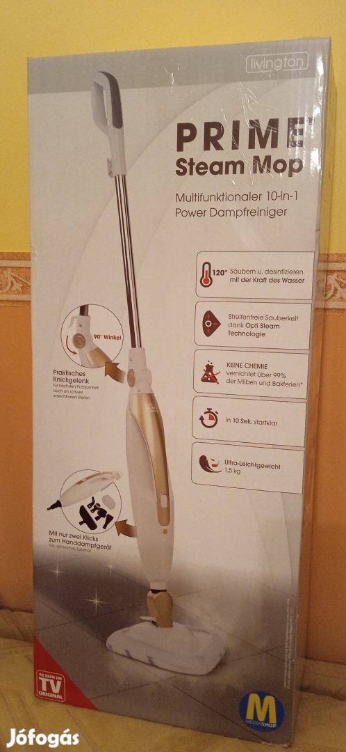 Eladó Livington Prime Steam Mop Gőztisztító készlet felmosó