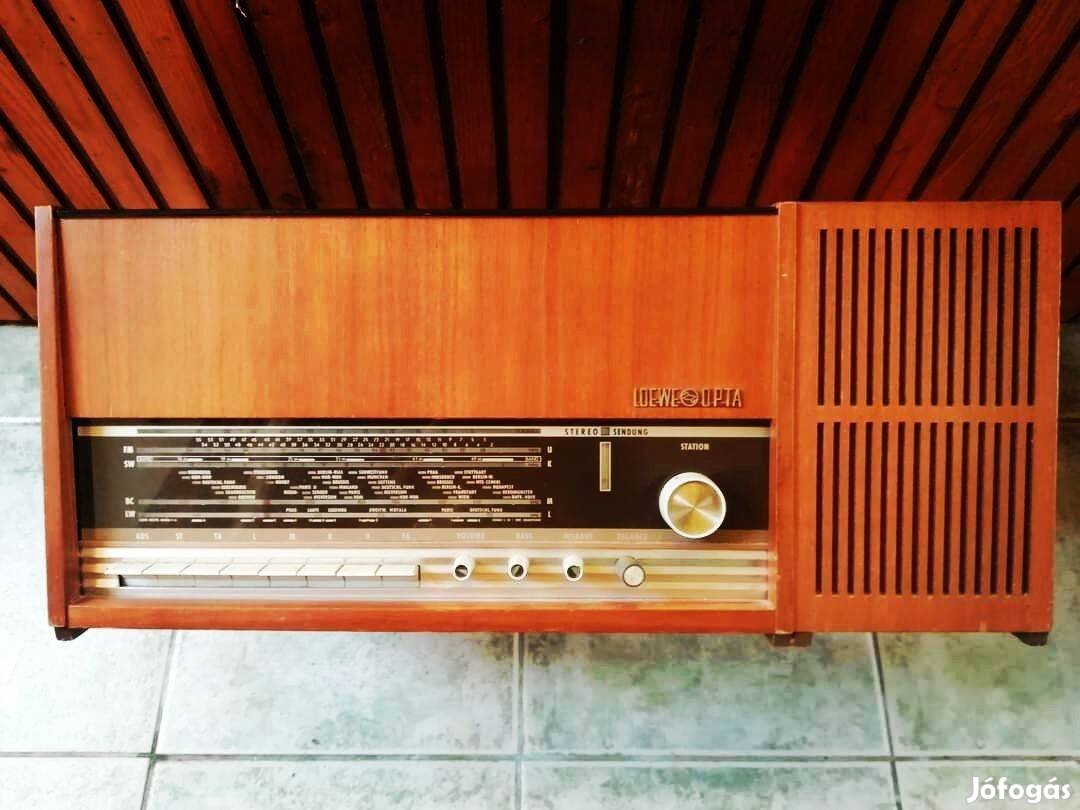 Eladó Loewe Opta Luna Phono stereo rádió 1966. Alkatrésznek