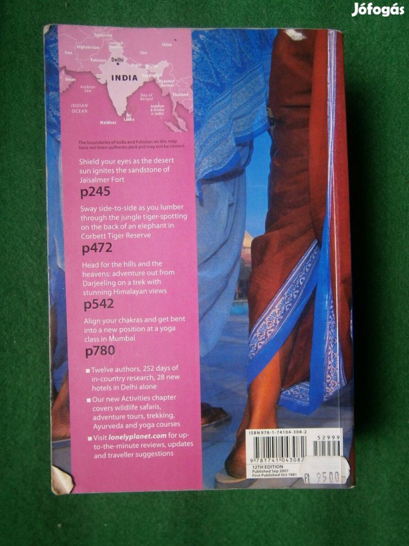 Eladó Lonely Planet India 12th edition (2007)